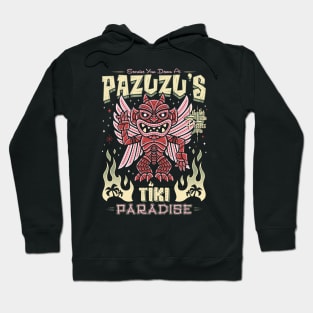 Pazuzu Tiki Bar - Creepy Cute Exorcist Demon - Hawaii Island Vacation Hoodie